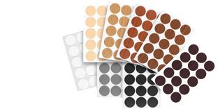 Obturateurs auto-collants pour des perages
