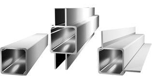 Aluminium square profile