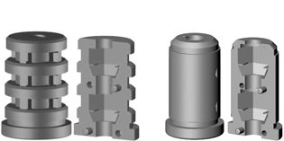 Expander plugs for round pipe