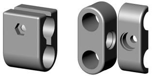 Pipe clamps plastic