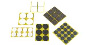 Self-adhesive felt pad