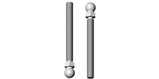 Steel ball screws