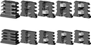 Threaded expander inserts for rectangular tube