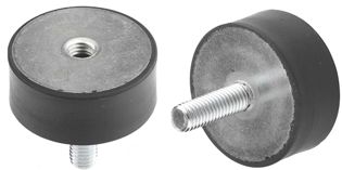Vibration dampers with 1 bolt and 1 nut