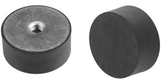 Vibration dampers with 1 nut