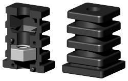 Expanderstopfen für Quadratrohr VS32X32X2M10/1