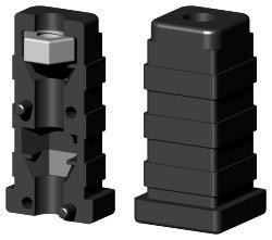 Expanderstopfen für Quadratrohr VS20X20X1.5M6/1H