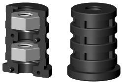 Expanderstopfen für Rundrohr RS32X2M10/2