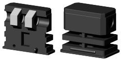Schraubverbinder für Rechteckrohr 3D1BV50X30M10/2
