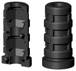 Expanderstopfen für Rundrohr RS22X1.5M8/0