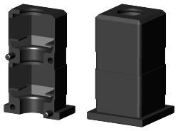 Expanderstopfen für Quadratrohr VS25X25X2M10/0 SO