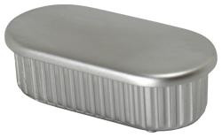 Chromstopfen für Ovalrohr VO20X10X1/ABSM