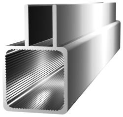 Aluminium-Vierkantprofil R DST9 BLANK