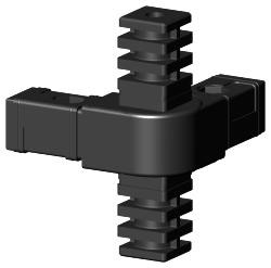 Gelenkverbinder für Quadratrohr Typ 3D4 3D4V30K/GELENK