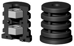 Expanderstopfen für Rundrohr RS38X1.5M10/2