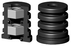 Expanderstopfen für Rundrohr RS38X1.6M12/2