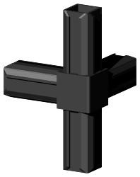 Steckverbinder für Quadratrohr Typ 3D4 3D4V30X1.5MK