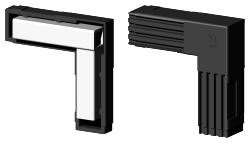 Steckverbinder für Quadratrohr Typ 2D2 2D2V20KS O. KOPF