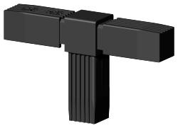 Steckverbinder für Quadratrohr Typ 2D3 2D3V25X1.5MK