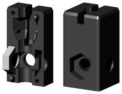 Schraub-Eckverbinder für Quadratrohr 3D1V25X25M8/1