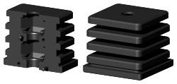 Expanderstopfen für Quadratrohr VS50X50X1.5M10/0