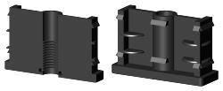 Gewindestopfen für Rechteckrohr VL60X20X2M10