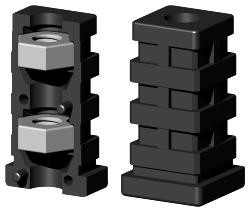 Expanderstopfen für Quadratrohr VS22X22X1.5M8/2