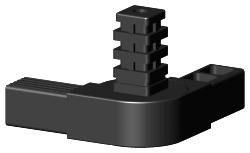 Gelenkverbinder für Quadratrohr Typ 3D3 3D3V25K/GELENK/180°
