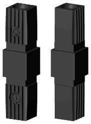 Rohrverlängerung für Quadratrohr 1D2V25X1.5MK