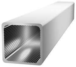 Aluminium-Vierkantprofil R V25 BLANK