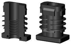 Gewindestopfen für Rechteckrohr VL30X20M12