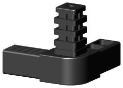 Gelenkverbinder für Quadratrohr Typ 3D3 3D3V25K/GELENK