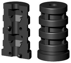 Expanderstopfen für Rundrohr RS25X1.2M6/0