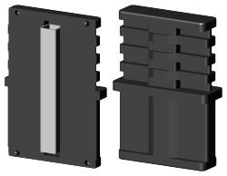 Rohrverlängerung für Rechteckrohr 1D2V60X20X2KS