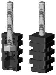 Expanderverbinder für Quadratrohr 1D1V25X25X1.5M8X30