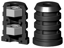 Expanderstopfen für Rundrohr RS32X1.5M10/2