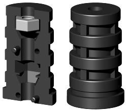 Expanderstopfen für Rundrohr RS25X1.2M6/1H