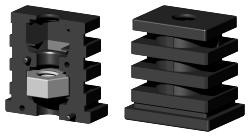 Expanderstopfen für Rechteckrohr VS40X30X2M10/1