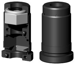 Expanderstopfen für Rundrohr RS25X1.5M10/1H 985