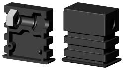 Schraubverbinder für Rechteckrohr 3D1BV40X25X1.5M8/1