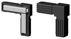 Steckverbinder für Quadratrohr Typ 2D2 2D2V20X2KS