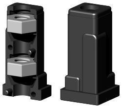 Expanderstopfen für Quadratrohr VS20X20X1.5M8/2 O.L.