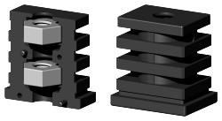 Expanderstopfen für Rechteckrohr VS40X30X2M10/2
