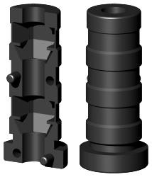 Expanderstopfen für Rundrohr RS18X1.5M6/0