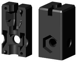 Schraub-Eckverbinder für Quadratrohr 3D1V25X25M8/0