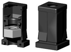 Expanderstopfen für Quadratrohr VS25X25X1.5M10/1