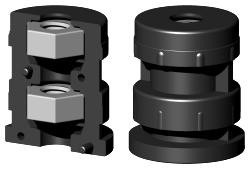 Expanderstopfen für Rundrohr RS35X1.5M10/2