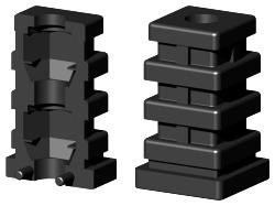 Expanderstopfen für Quadratrohr VS25X25X1.5M8/0