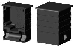 Schraubverbinder für Quadratrohr 3D1BV50X50X2.5M10/0 SO