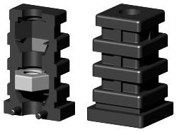 Expanderstopfen für Quadratrohr VS25X25X1.5M8/1